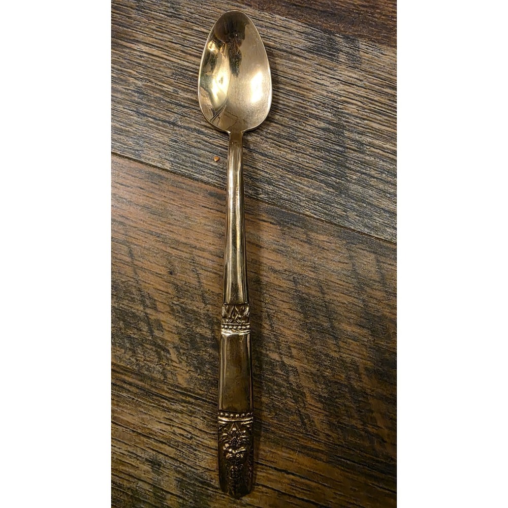 Vintage Thai Bronze Flatware Set Cutlery Brass Siam Buddha Spoons Forks 25 Piece - Picture 9 of 16